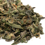 Dried green herbs from Black Lemon Cherry Gelato THCa Indoor Trim Wholesale 1LB