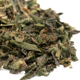 Dried green herbs from Black Lemon Cherry Gelato THCa Indoor Trim Wholesale 1LB