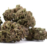 Green and brown blueberry muffin full-term thca flower wholesale with dense frosty texture for premium use