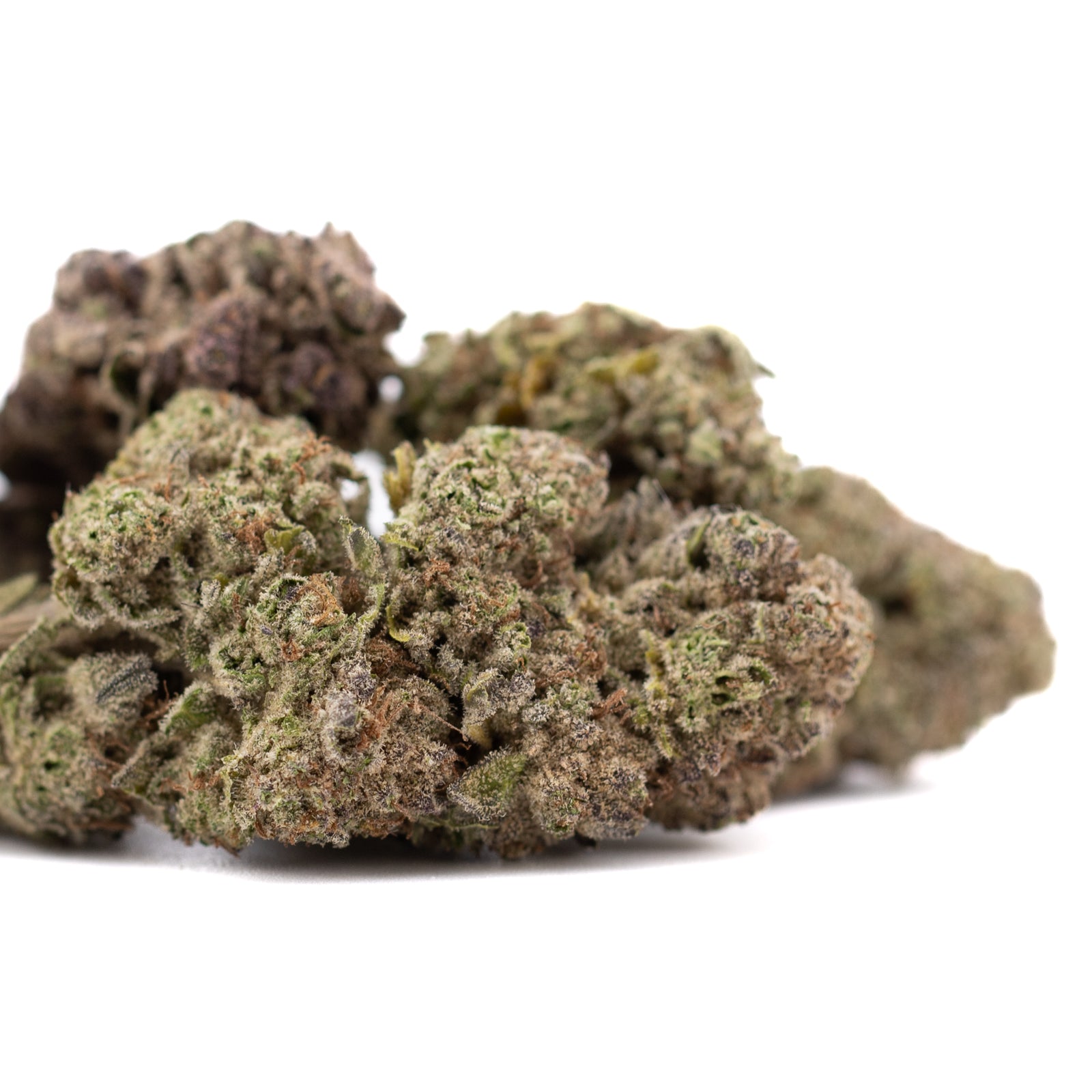 Premium Cali Burger THCa hemp flower bud with dense trichomes