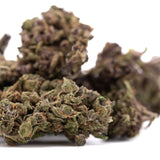 Cbg hemp flower #2 wholesale dense resinous bud with green and purple hues rich in cannabinoid potency and entourage effect