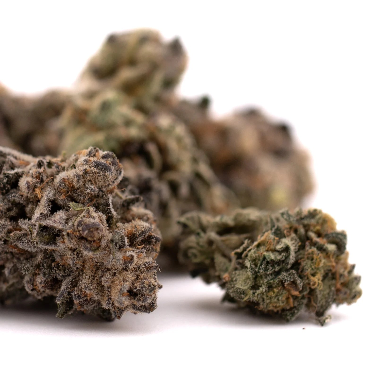 Dried Cherry Pie THCa Flower with Orchard Swirl Sedation in Indoor Cannabis Buds
