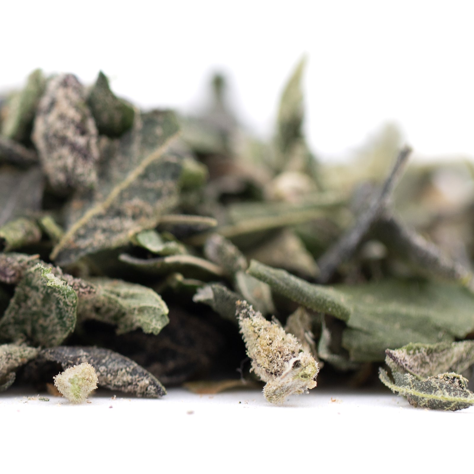 Cookies and Cream THCa Trim Wholesale sage tea leaves assortment