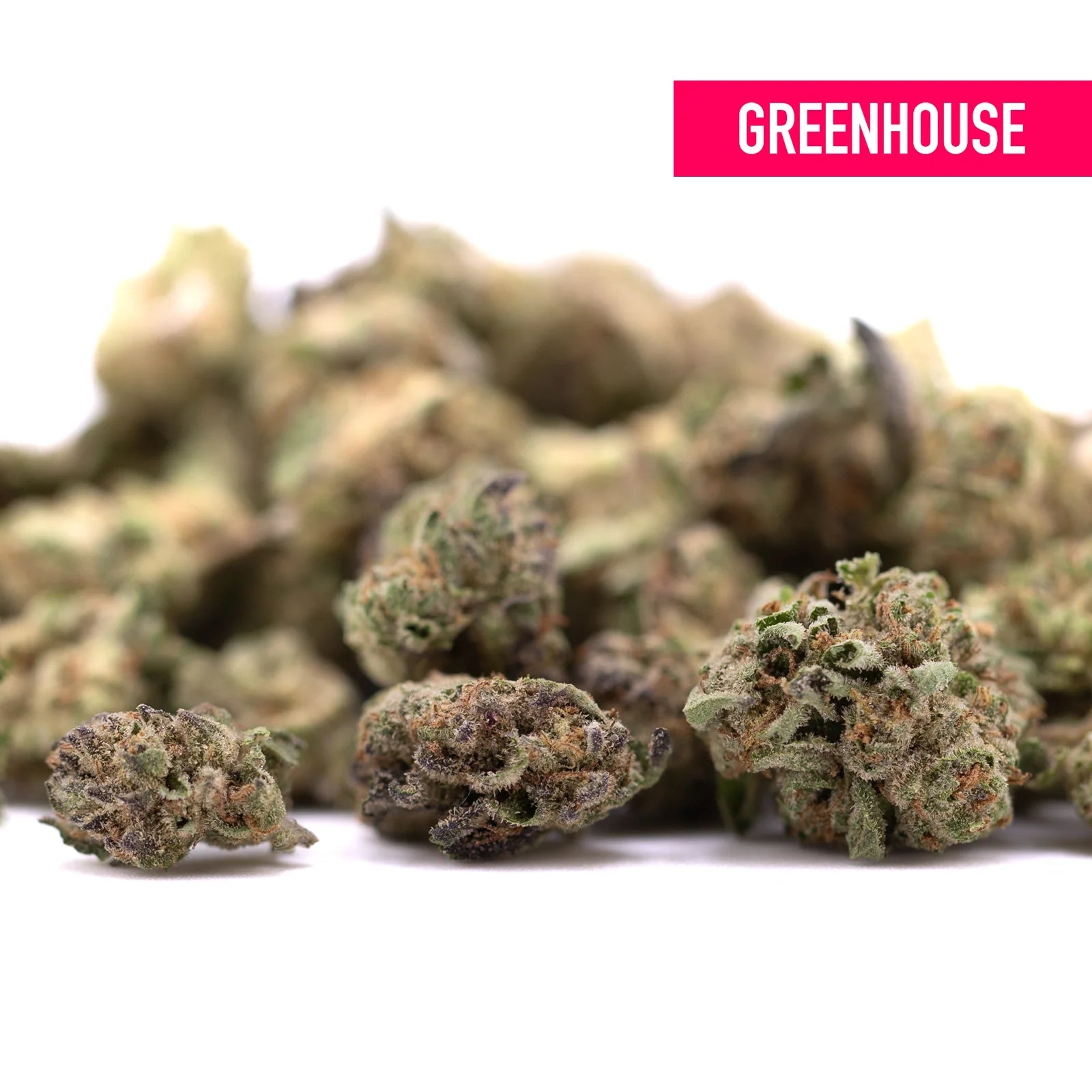 Greenhouse dea-4 thca greenhouse smalls wholesale cannabis buds with dense texture shades of green brown and purple hemp flower