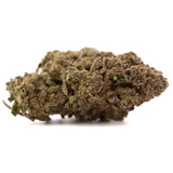 Premium Deep Space THCa hemp flower bud with dense trichomes