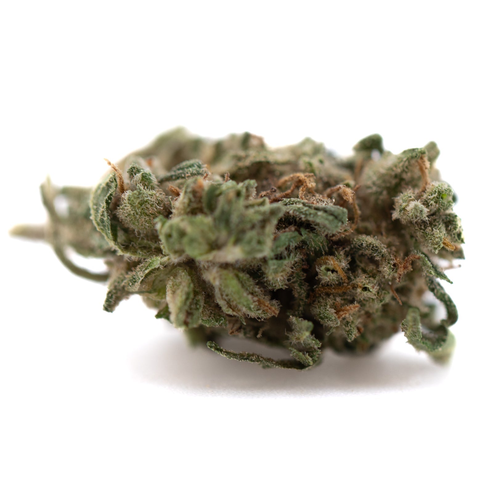 Premium Durban Poison THCa Flower Smalls with green bud and trichomes