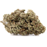 Dense Face Fat THCa hemp flower bud with trichomes and green hue