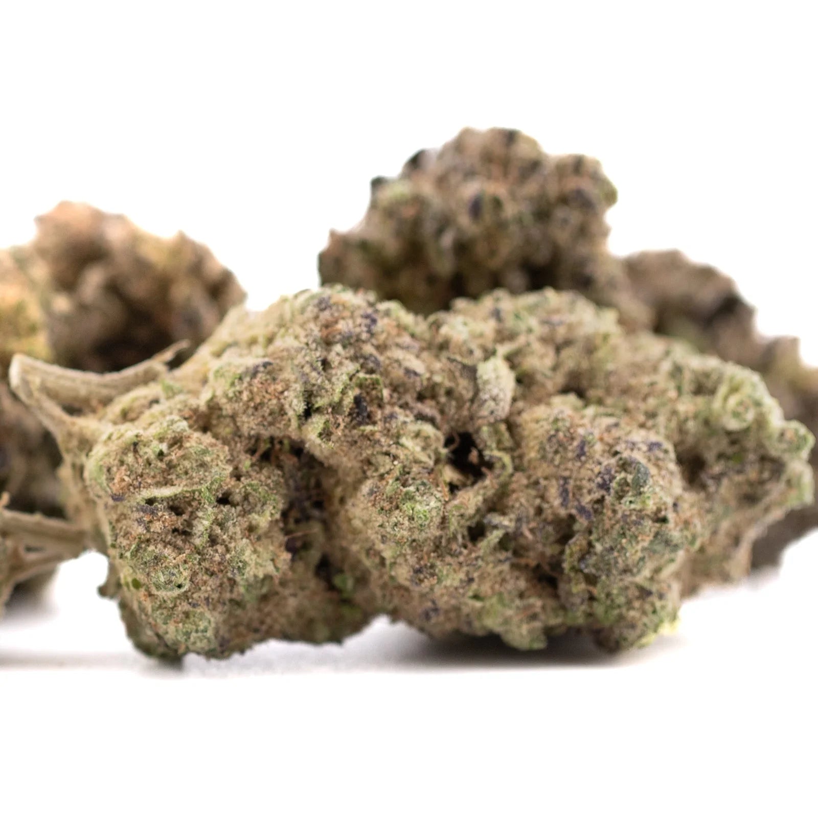 Premium Gas Monkey THCa hemp flower bud with dense trichomes