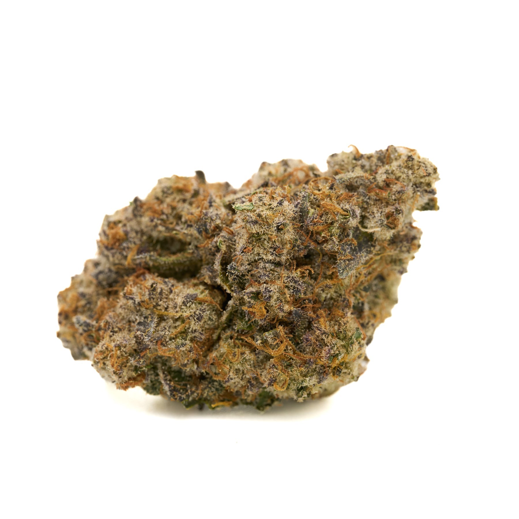 Premium Georgia Pie THCa Flower indoor cannabis bud with trichomes and orange hairs