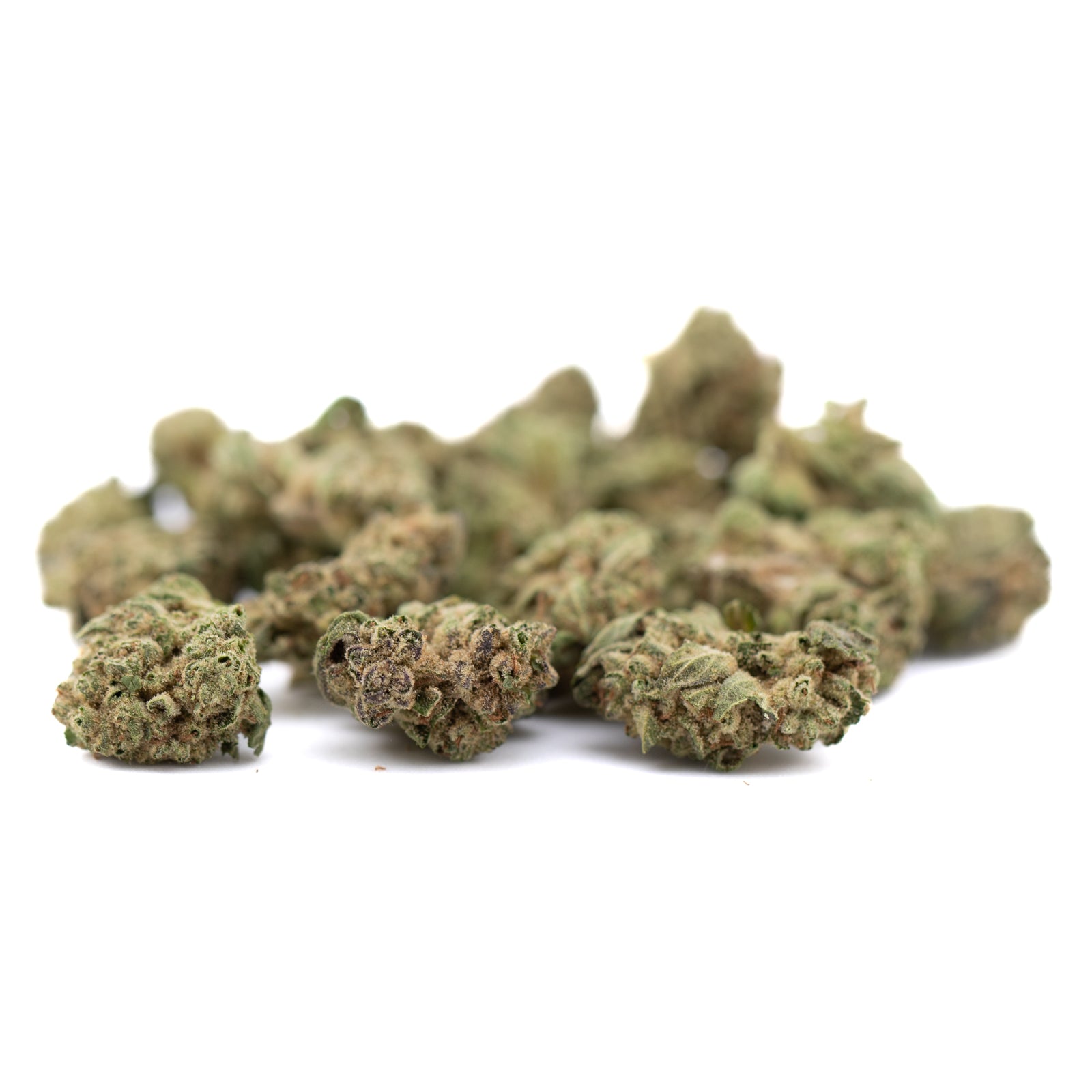 Guava Tartz THCa Flower Full-Term hemp flower with a pile of cannabis buds