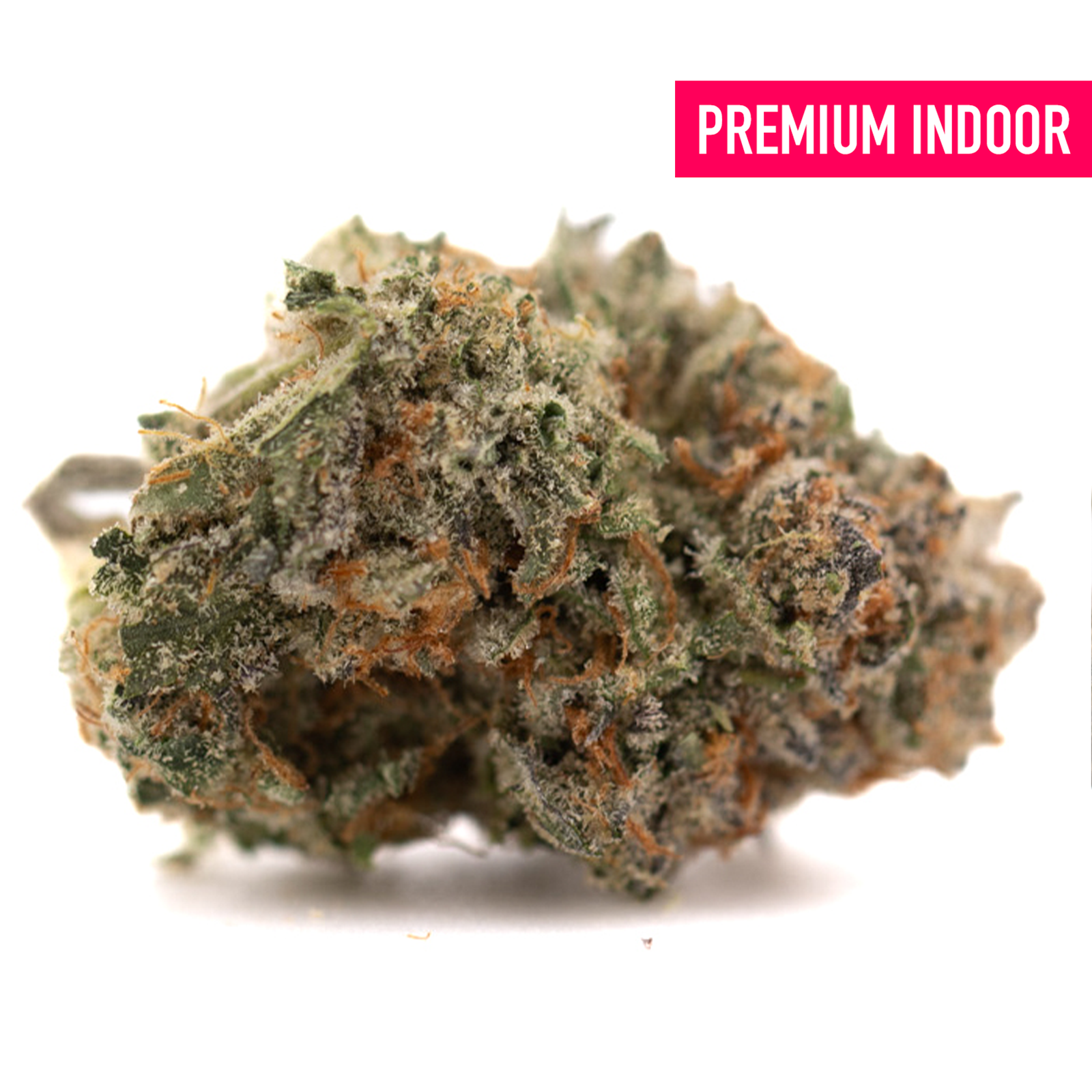 Jelly Bean THCa flower with dense trichomes and candy-like aromatics in vibrant green, orange, purple hues