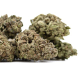 Jelly Donut THCa Flower: Dense Marijuana Buds with Green White Trichomes