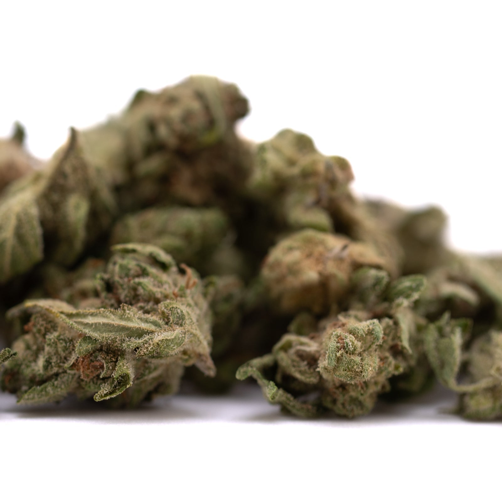 Premium Jelly Donut THCa Smalls cannabis buds with trichomes