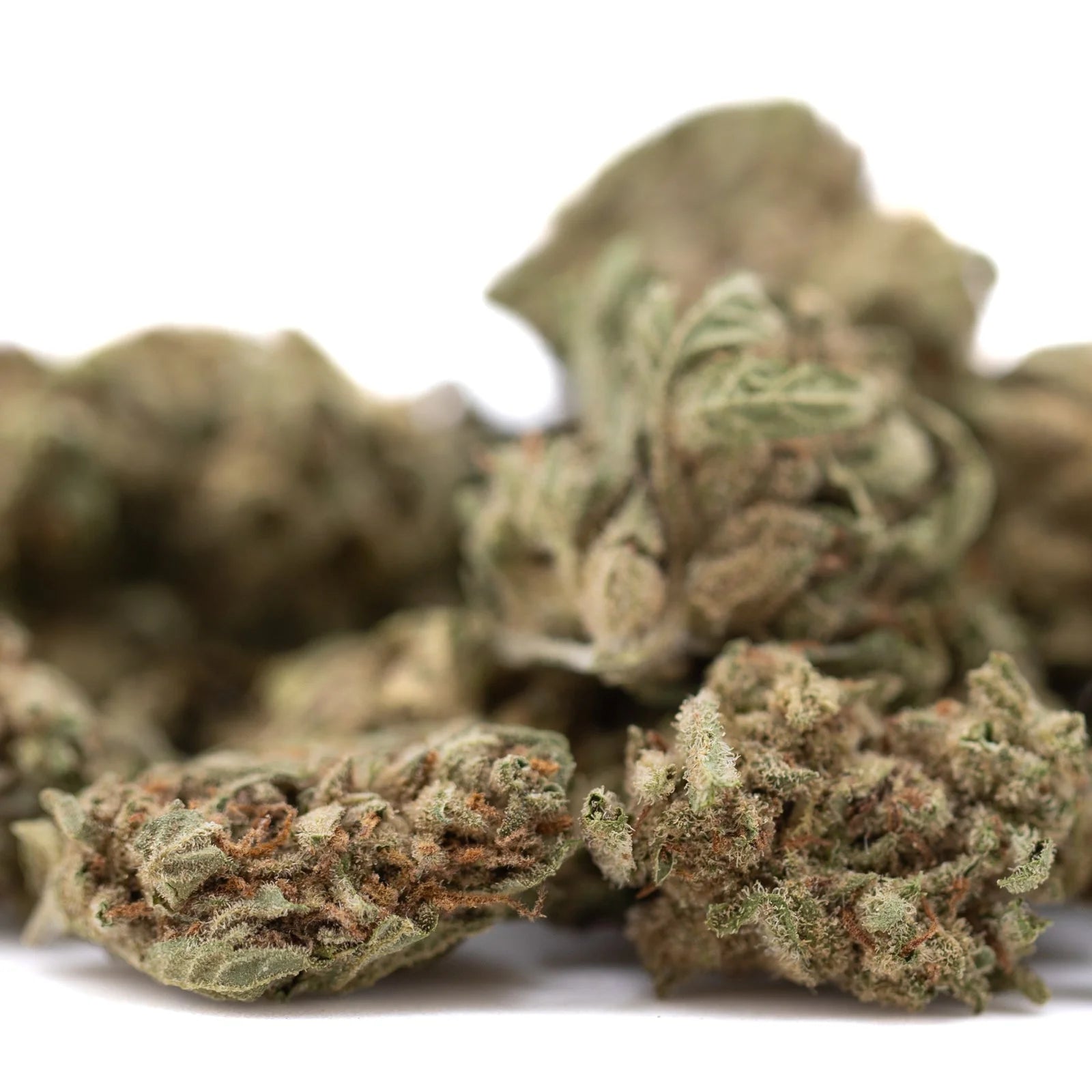 Premium Jelly Mints THCa Smalls: Green Bud with White Trichomes