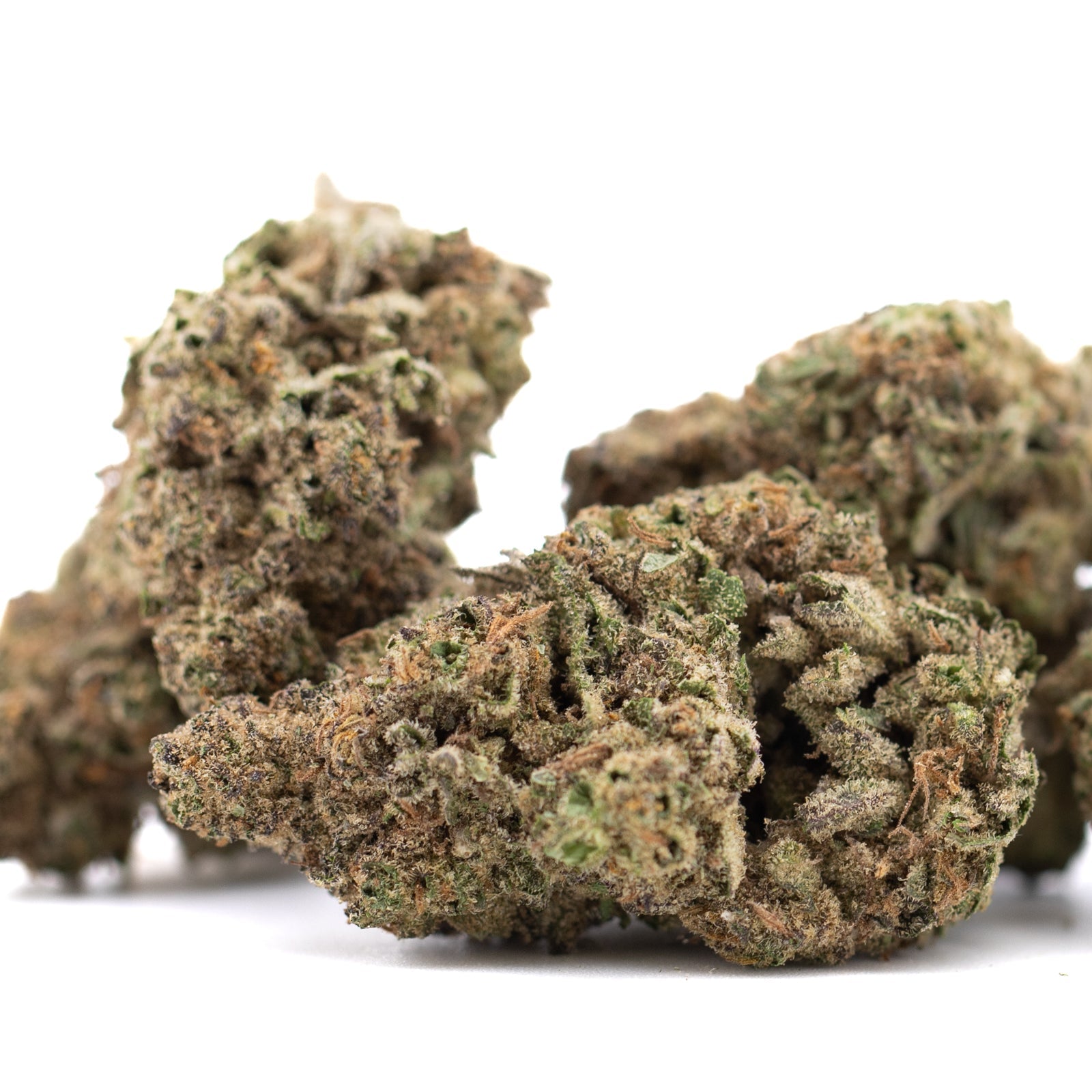 Premium Joker OG THCa hemp flower bud with dense trichomes