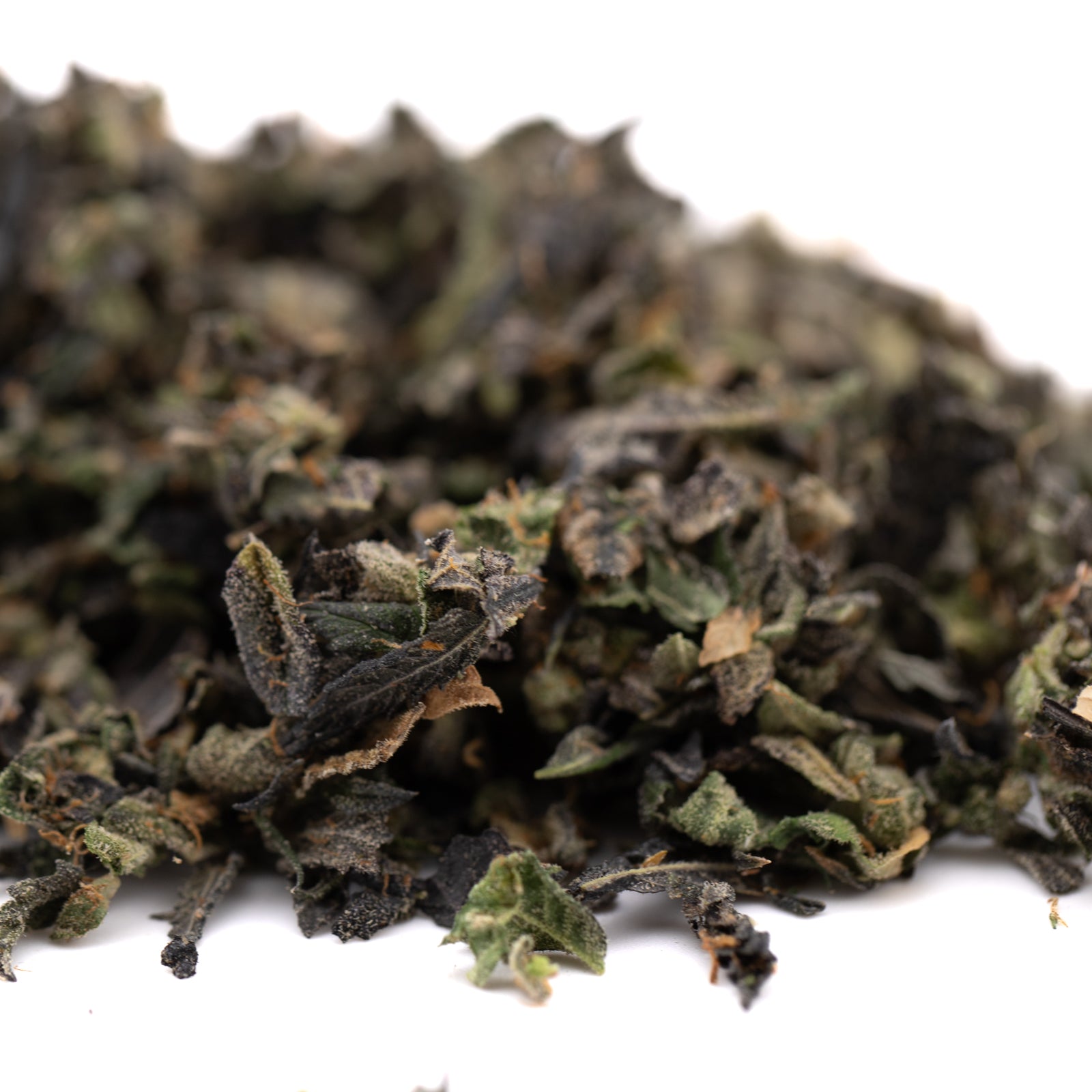 Loose leaf dried tea from Lemon OG Indoor Trim Wholesale 1LB with sugar leaves and THCA trim pound