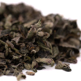 Dried green tea leaves from Mac and Gary Indoor Trim Wholesale 1LB, ideal for hemp flower and thca trim