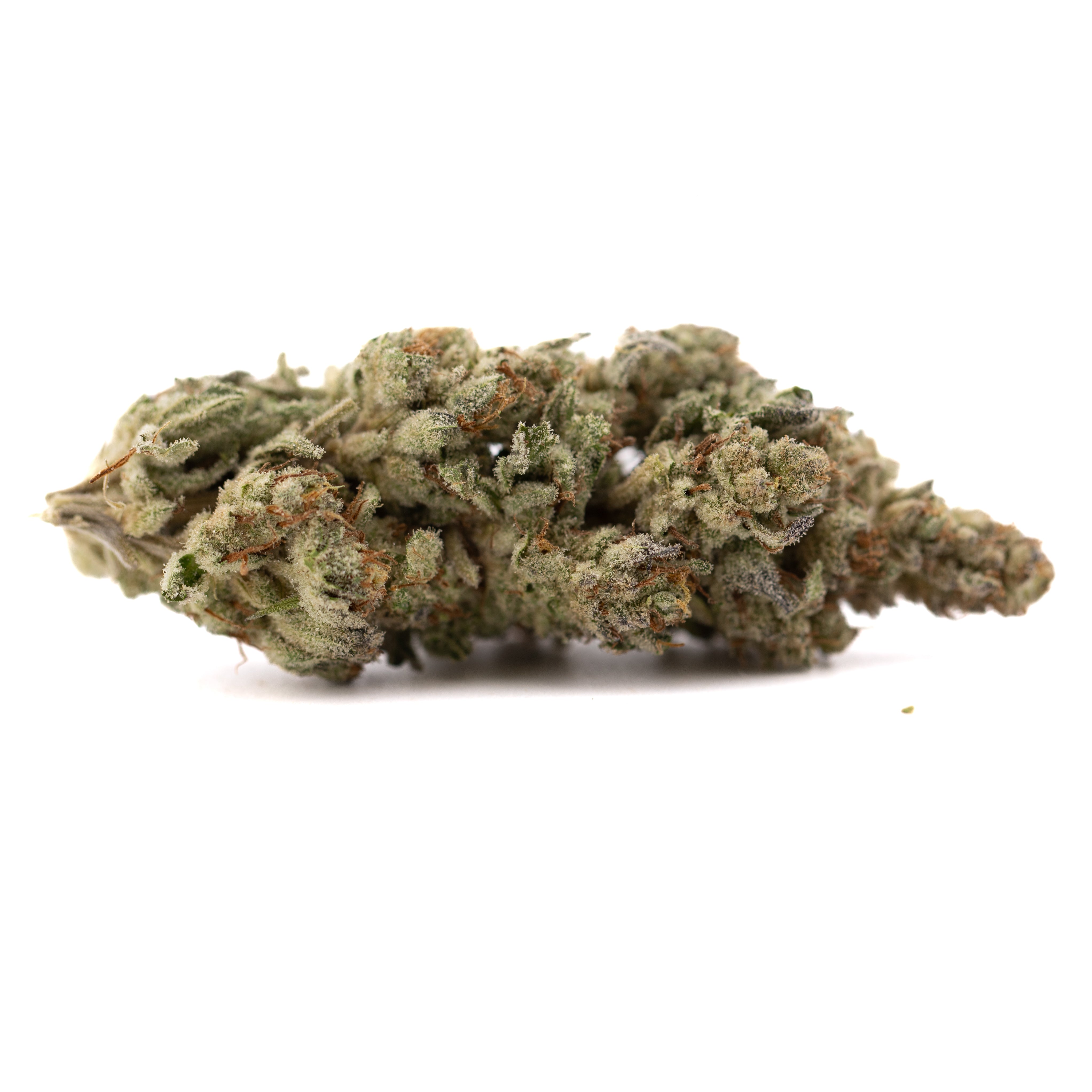 Premium Nectarine Jelly THCa Hemp Flower bud with white trichomes