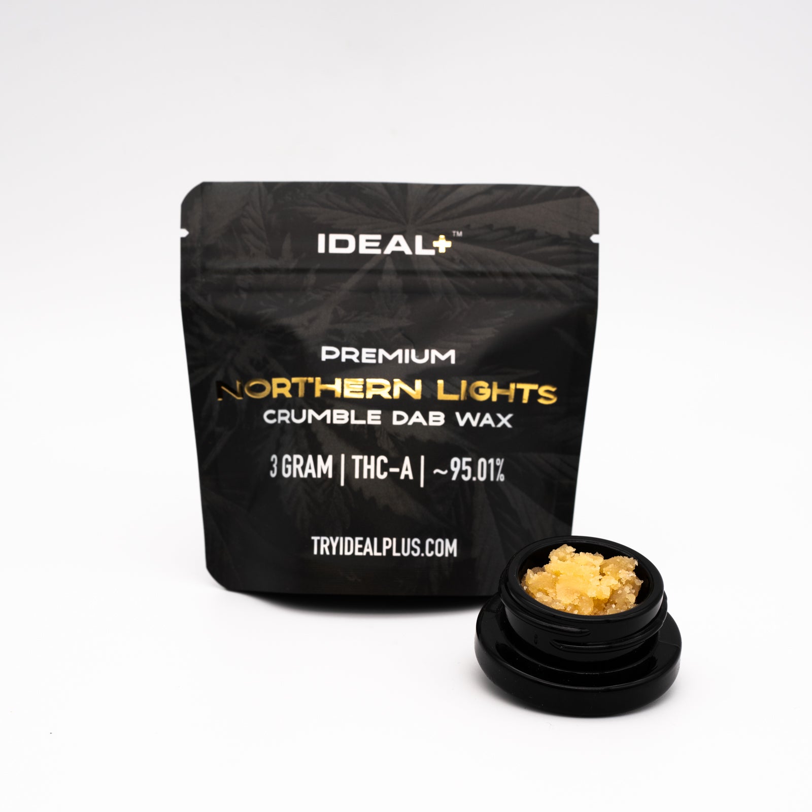 Northern Lights 95.01% THCa Crumble Dab Wax 3g - 3 GRAM