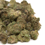 Northern Lights premium hemp flower smalls with green and brown buds