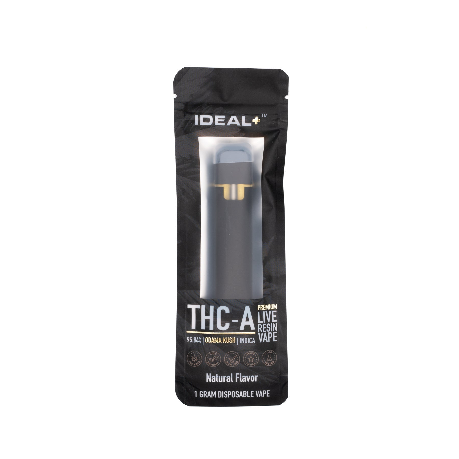 Obama Kush 95.84% THCa Disposable Vape - Natural - 1 GRAM