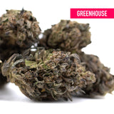 Dried orange runtz thca flower hemp buds with dense texture and green brown purple shades for morning motivation