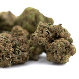 Dried Pablo THCa Flower Sherb Cake with high THCa, visible trichomes, green and brown buds