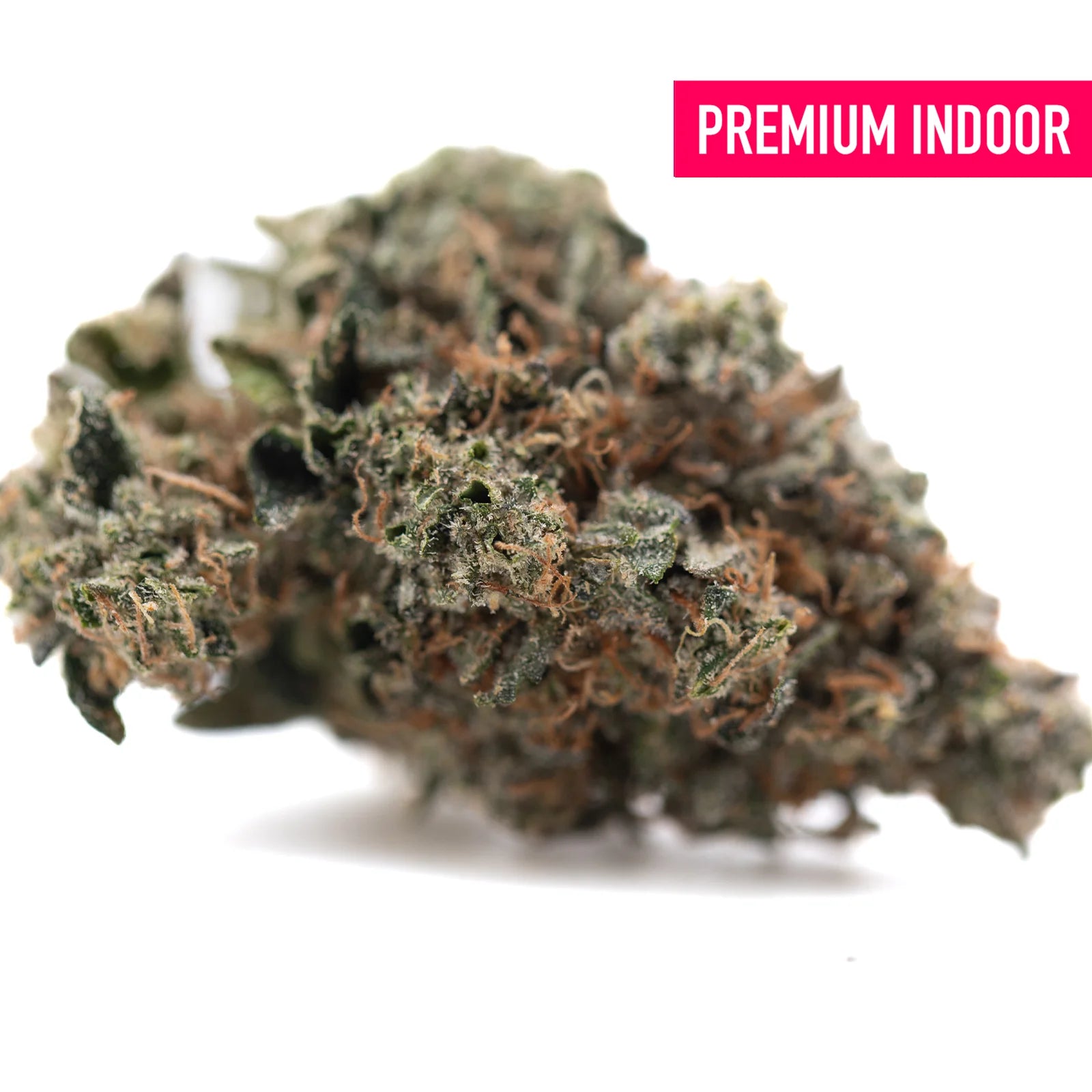 Party animals #2 indoor thca flower dense green and brown premium indoor thca hemp flower with frosty white trichomes