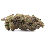 Poppin bottlez thca hemp flower rozay cake dense green and brown bud with trichomes from greenhouse cultivation