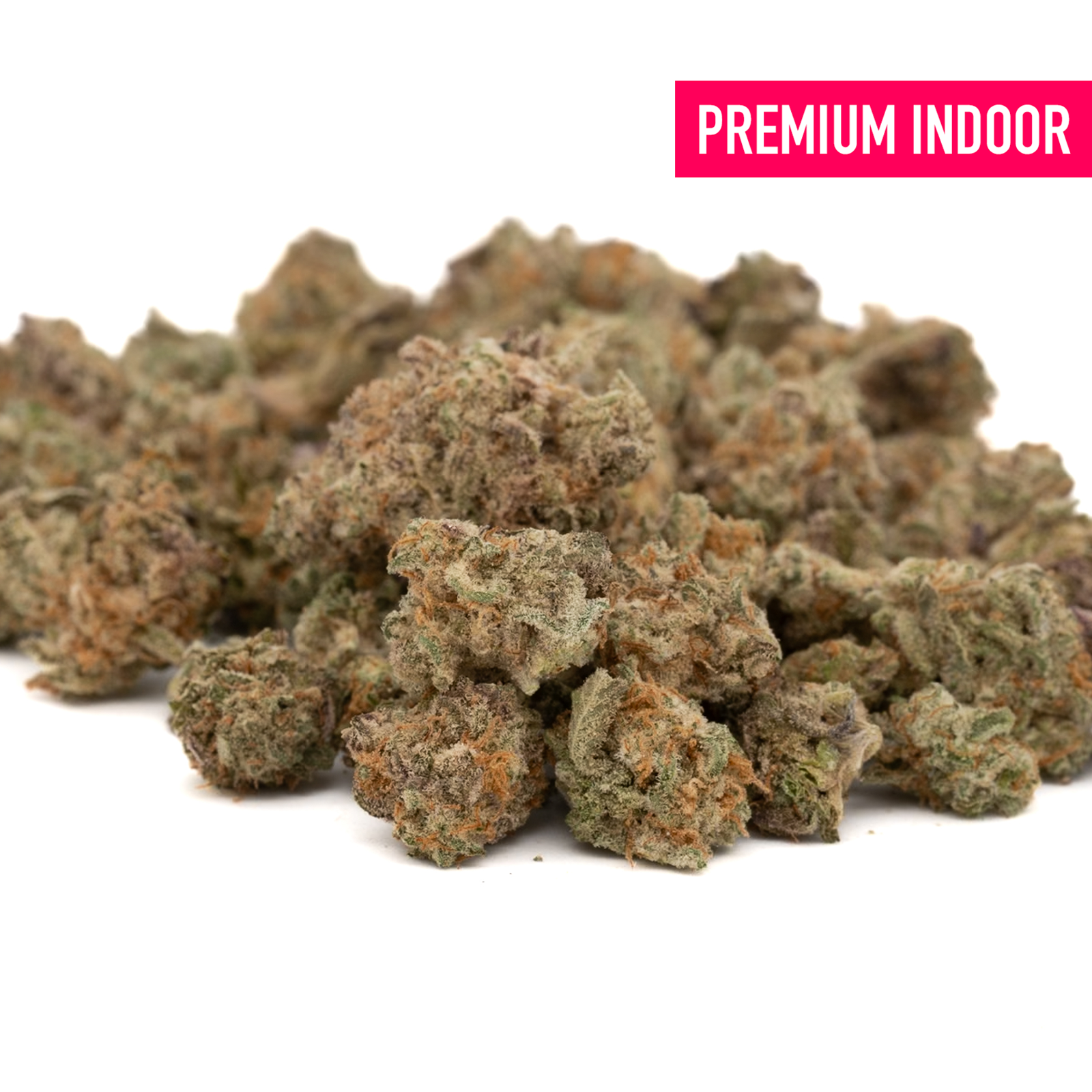 Premium indoor hemp flower pressure THCa smalls with vibrant cannabis buds
