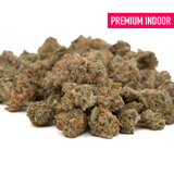 Premium indoor hemp flower pressure THCa smalls with vibrant cannabis buds