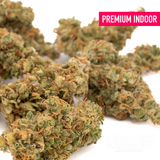 Dried Rose Gold Runtz hemp flower buds from indoor THCa flower wholesale