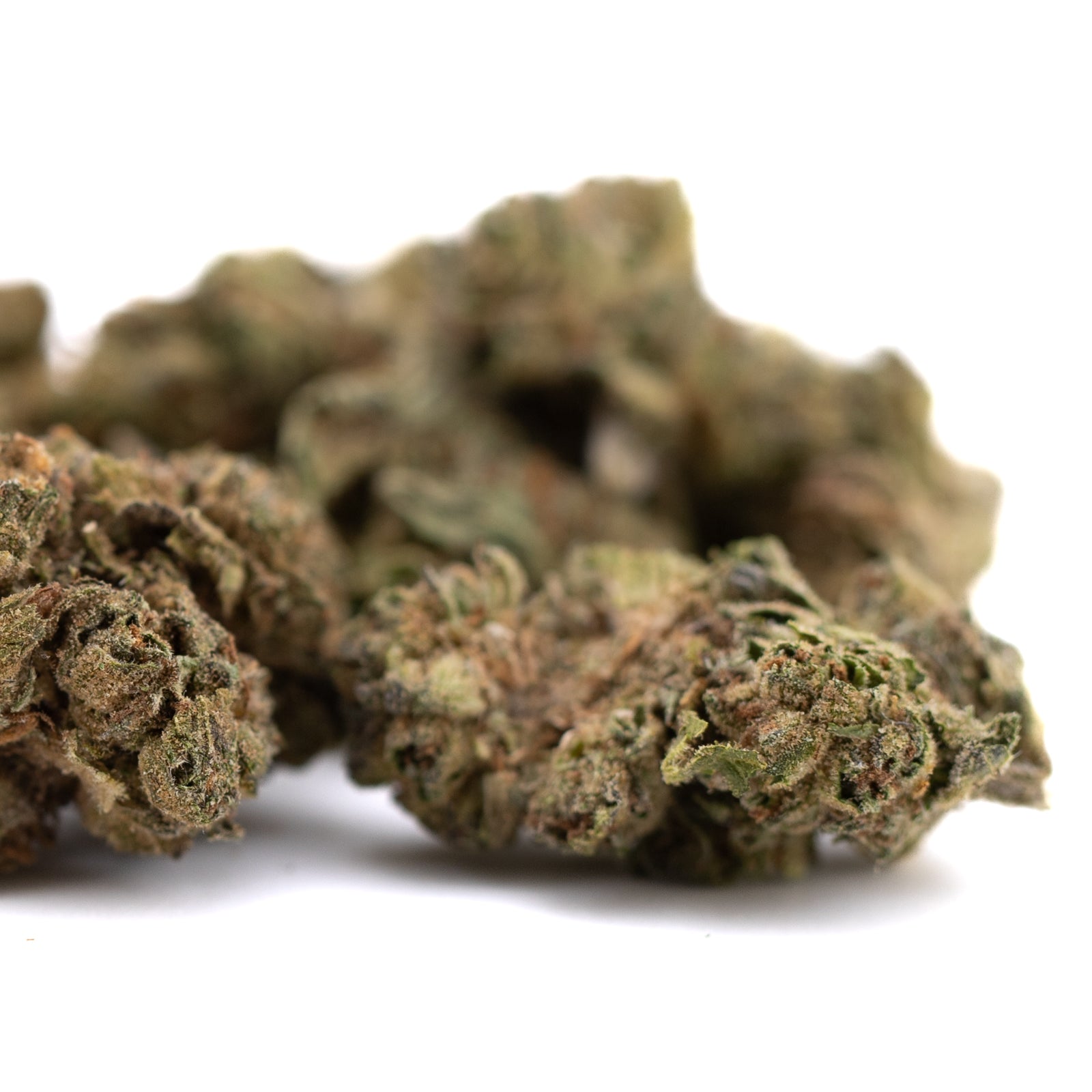 Dried cannabis buds of Rozay Cake THCa Flower Full-Term hemp flower product