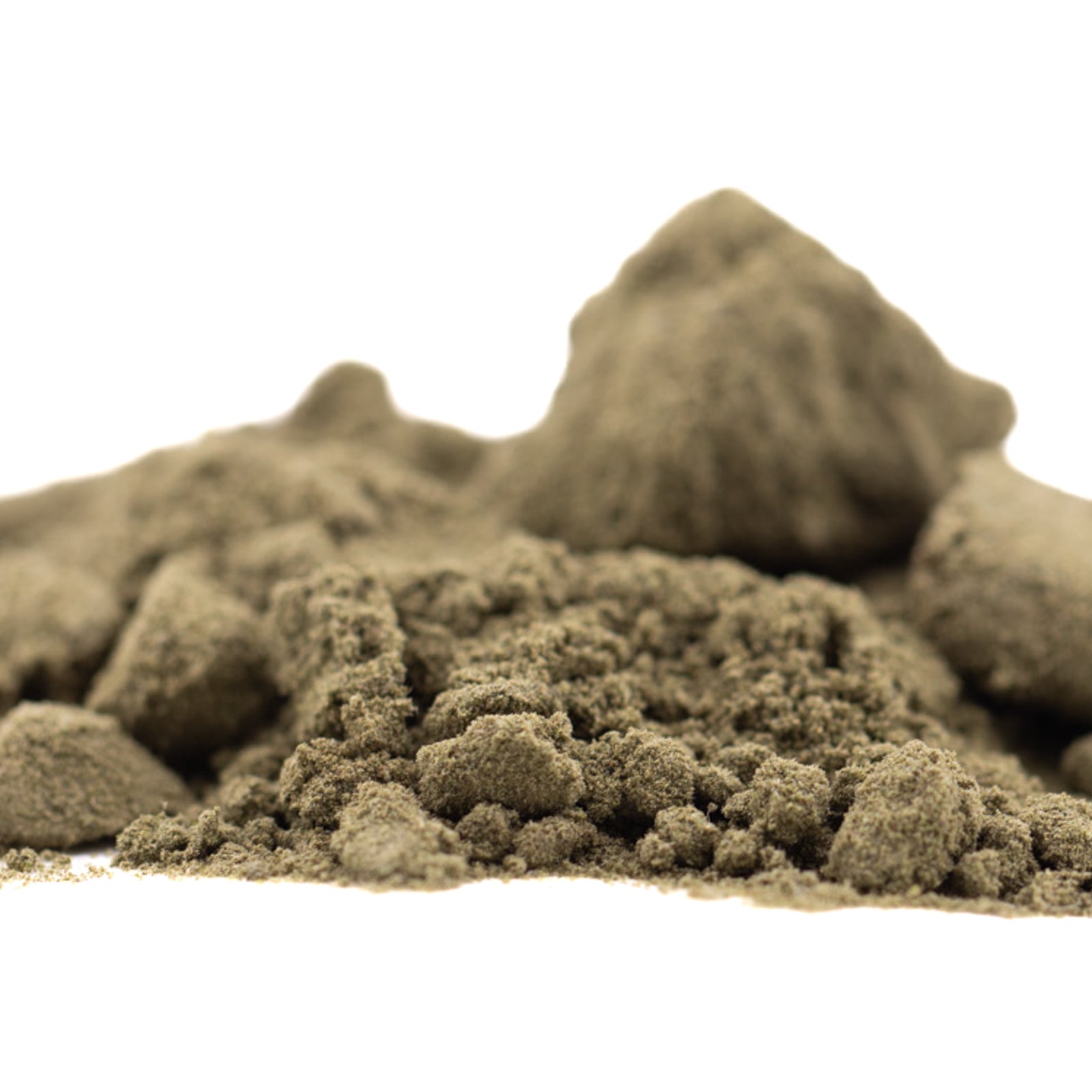 Runtz THCa Kief with sweet fruity characteristics, granular light brown hemp flower powder