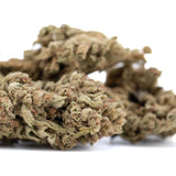 Premium Sour Diesel organic THCa flower bud with dense trichomes