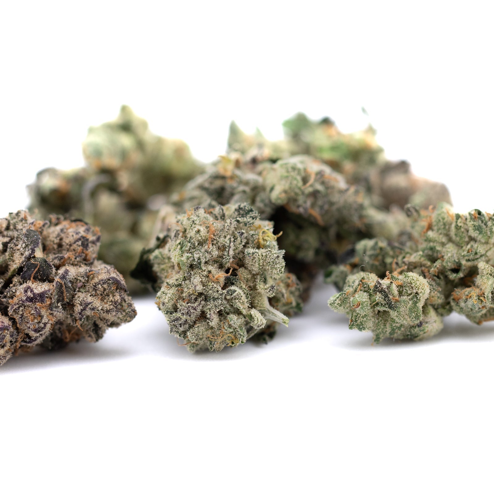 Sour Garlic Cookies Indoor THCa Flower Smalls with various hemp flower strains