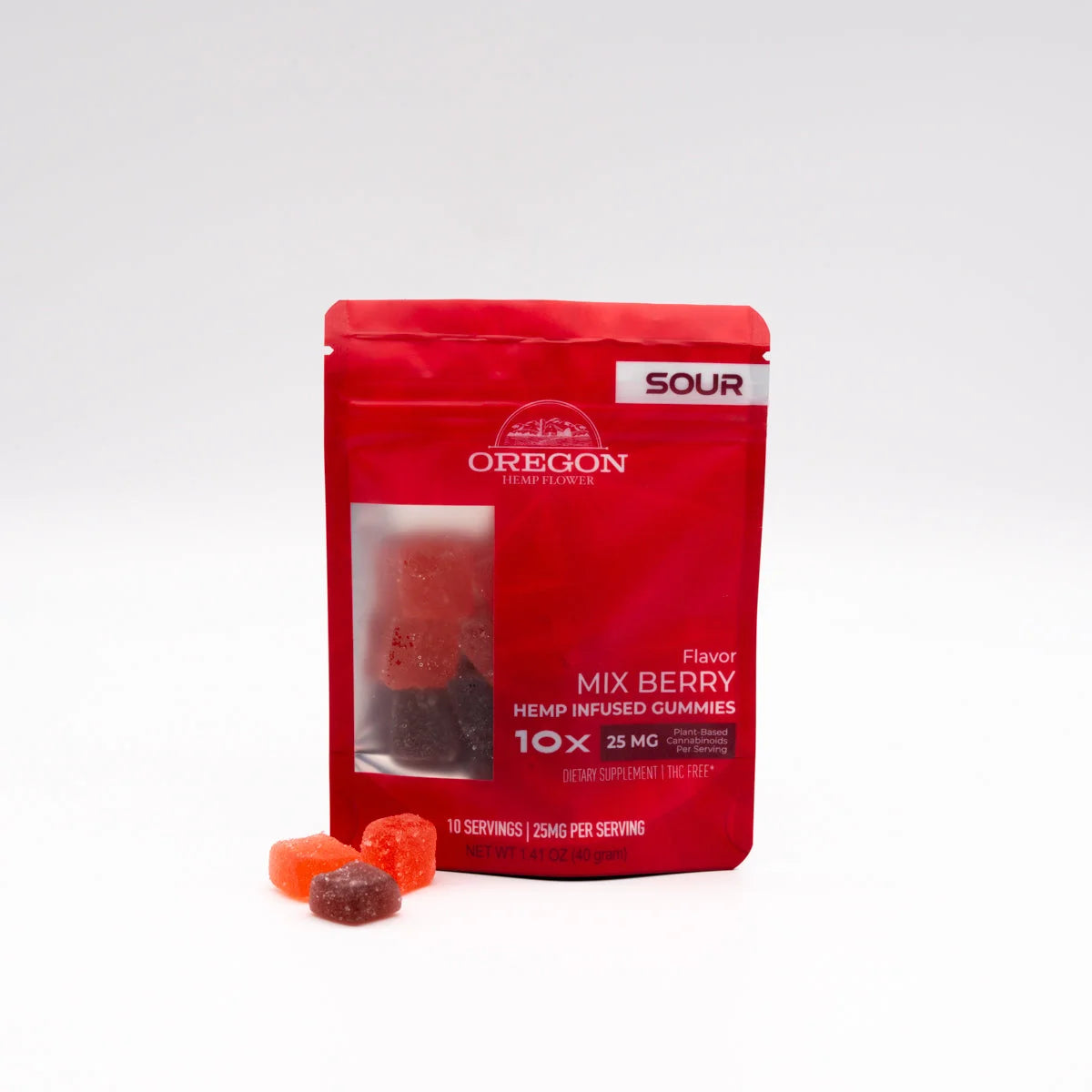 Sour Mix Berry Hemp Gummies 250mg