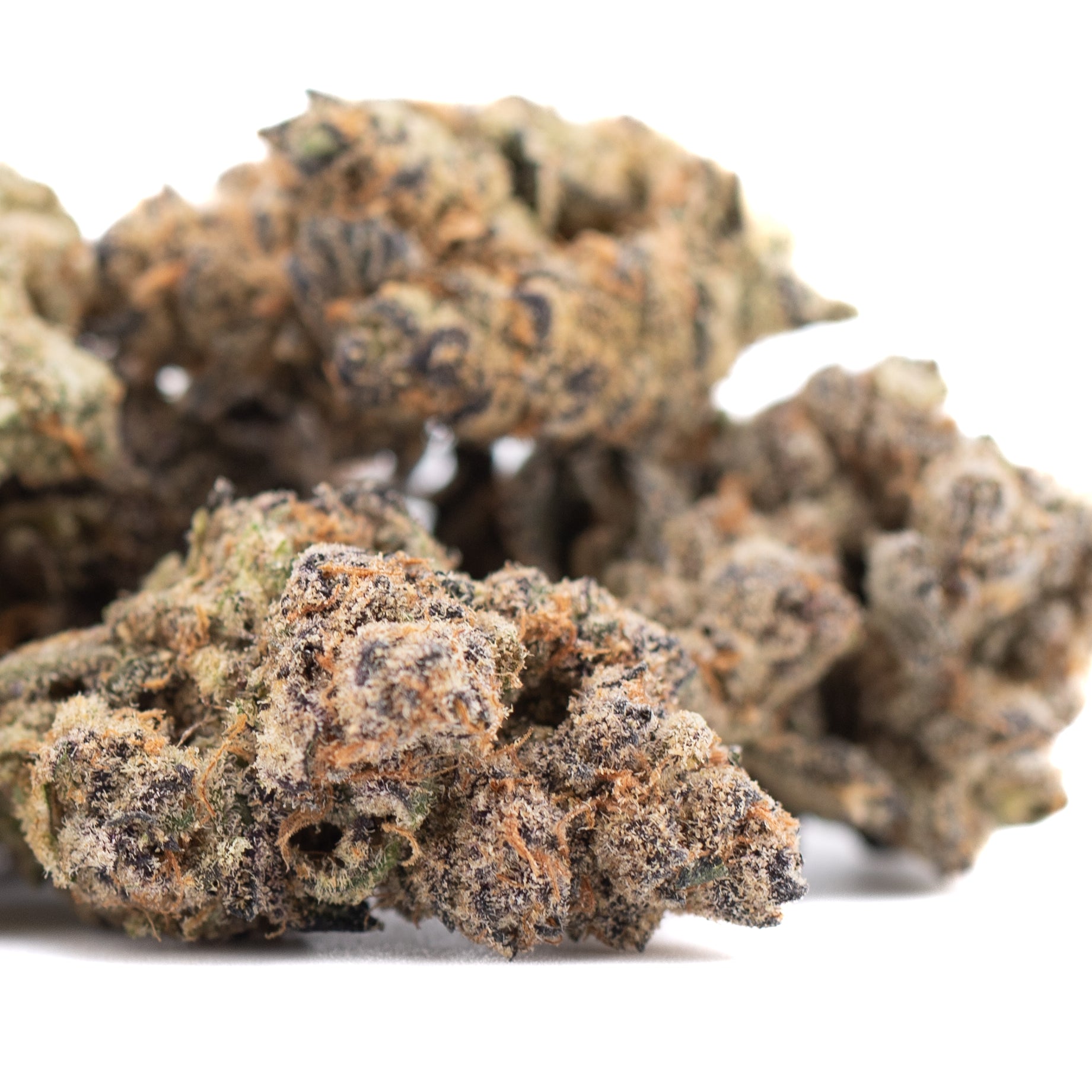 Premium Sour Pears THCa Flower: Dark Green Bud with Trichomes