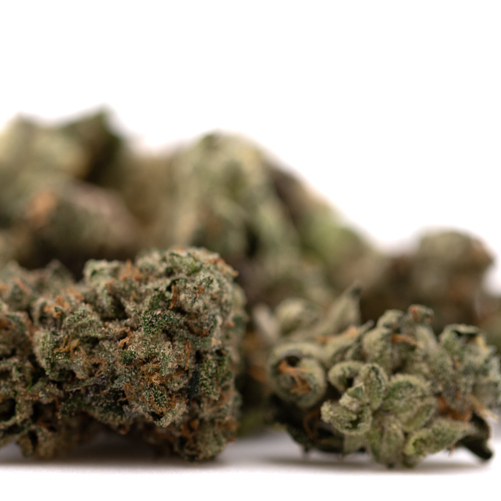 Pile of premium Sour Runtz indoor THCa small cannabis buds for sale