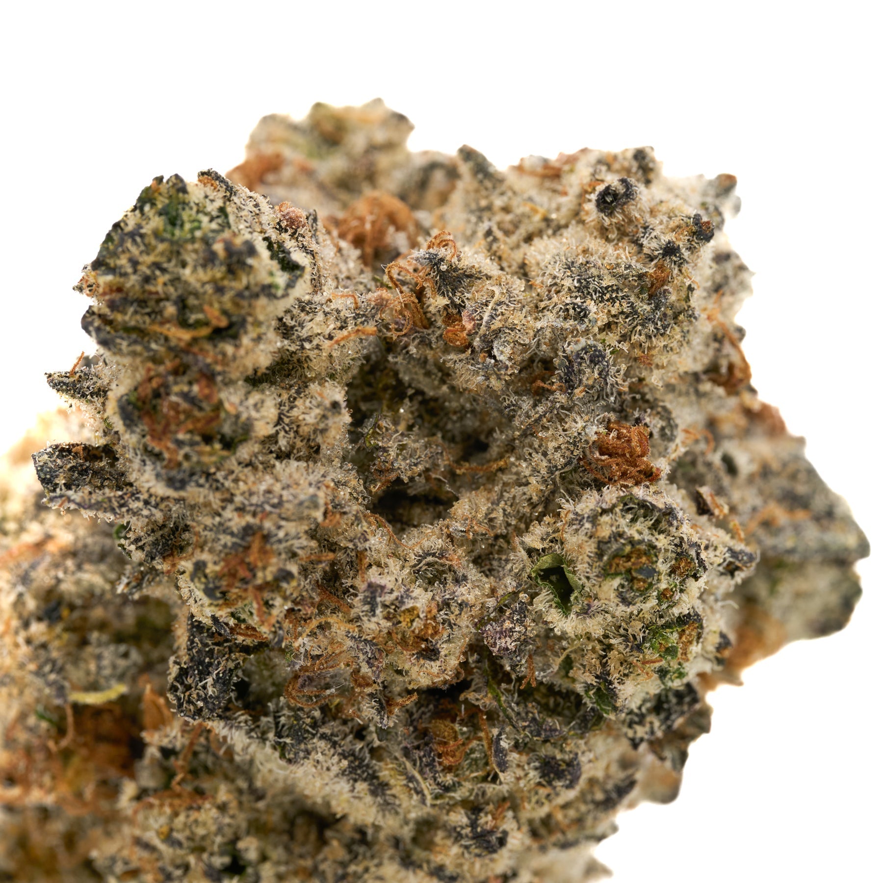 Star Child Indoor THCa Flower with dense trichome-covered interstellar overdrive cannabis bud