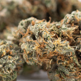 Premium Thai OG THCa Flower: Green Orange Bud with Trichomes