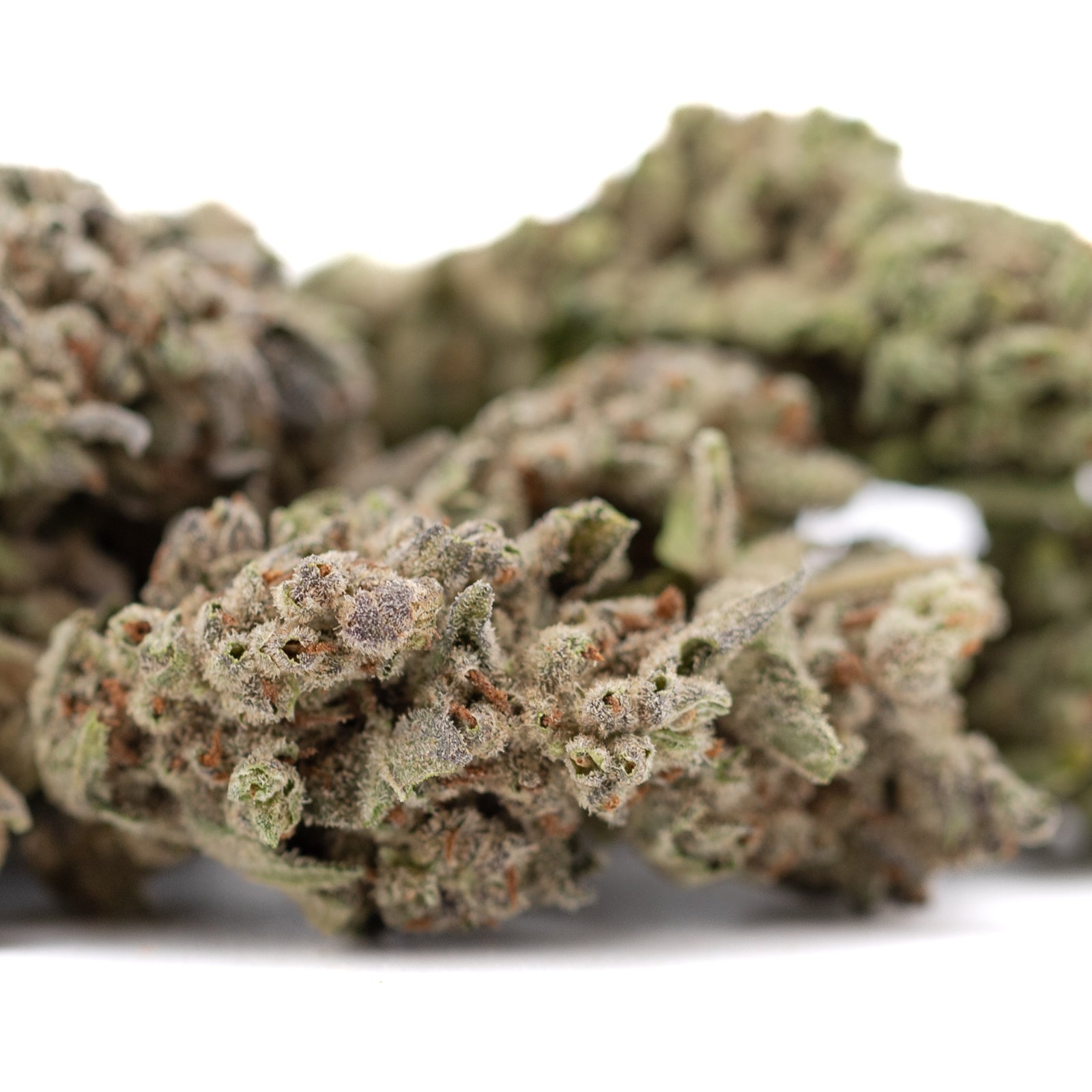 Premium Top Gun THCa Flower: Dense trichomes, earthy hemp bud