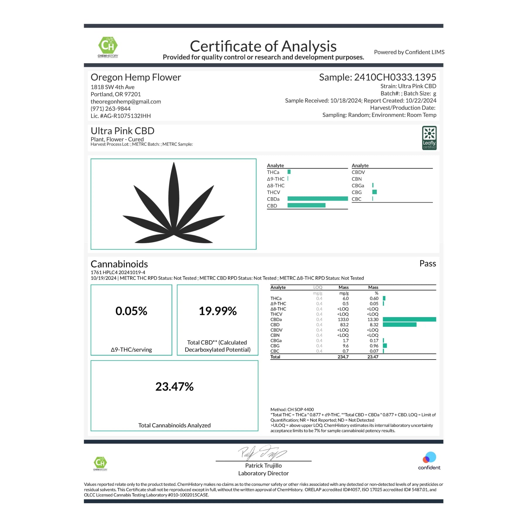 Ultra Pink Hemp Flower - Plants