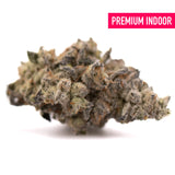 Premium indoor cannabis bud from White Widow Max’s indoor THCA flower with pungent floral aroma
