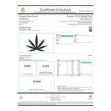 Zkittlez Cross THCa Hemp Flower with 28.66% THC, vibrant green leaf packaging
