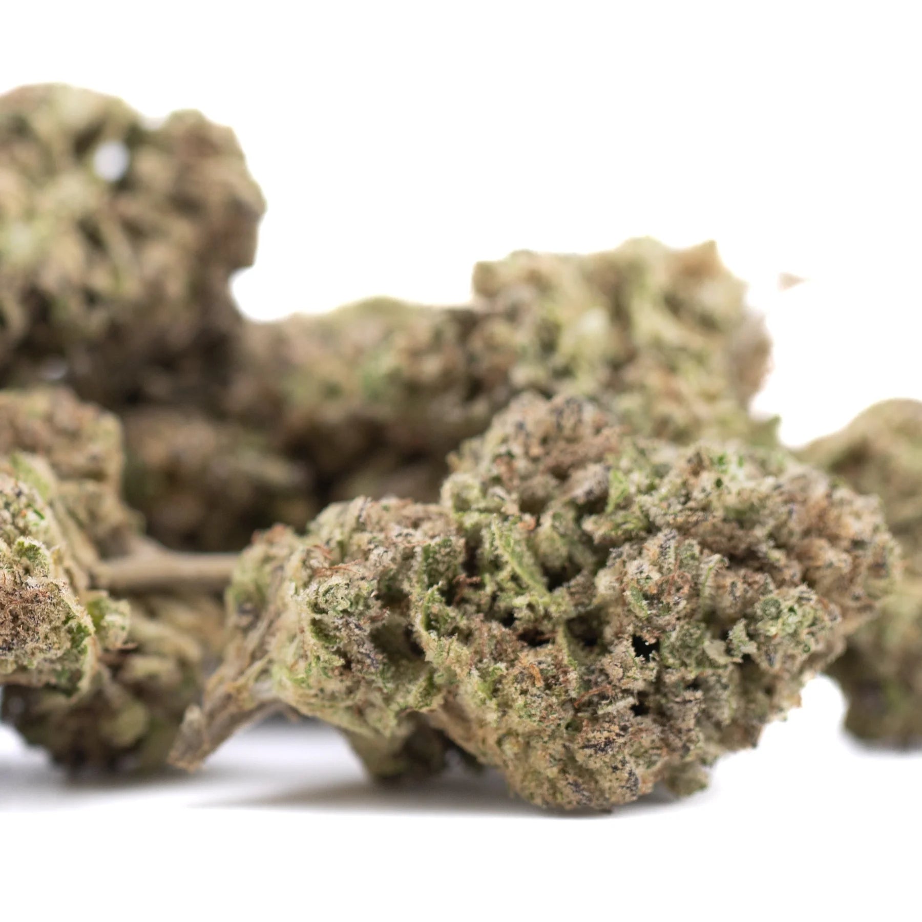 Premium Zkittlez Cross THCa hemp flower bud with dense trichomes