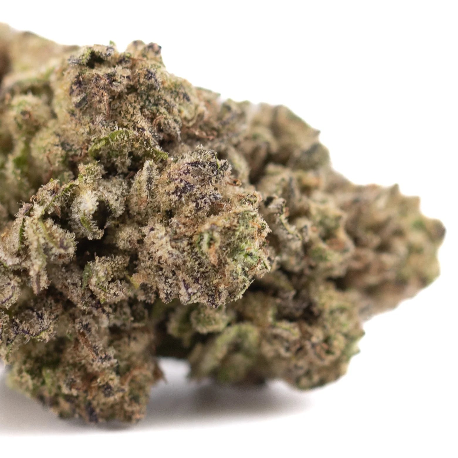 Premium Zkittlez Cross THCa hemp flower bud with dense trichomes
