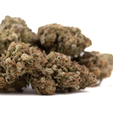 Zonkers THCa hemp flower greenhouse buds with trichomes